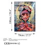 Wallity Cuadro Decorativo de Vidrio Templado Multicolor 70 x 100 cm